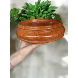 Đế kê bát hương gỗ hương Rồng Việt, đôn tròn liền khối nhiều kích thước đẹp. 4