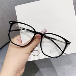 Gọng kính cận thời trang nam nữ ANDU dáng tròn chống tia UV chất liệu titanium cao cấp - 01250 2