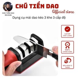 Dụng cụ mài dao kéo 3 khe 3 cấp độ cầm tay tiện lợi 1