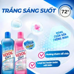 Nước Tẩy Bồn Cầu, Nhà Tắm Vixol Oxy700ml 5