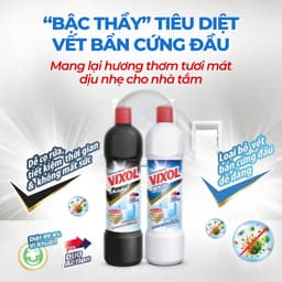 Nước Tẩy Bồn Cầu, Nhà Tắm Vixol Oxy700ml 6