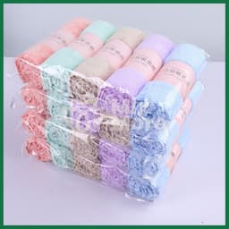 Khăn Hàn Quốc lông cừu 30x50cm, khăn lau chân tay mặt đa năng, mềm mịn thấm hút tốt màu ngẫu nhiên 7