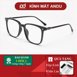 Gọng kính cận thời trang nam nữ NARO EYEWEAR  dáng vuông chống tia UV chất liệu nhựa cao cấp - 7267 1