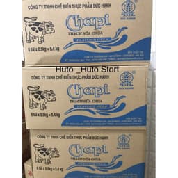 Thùng Thạch Chapi Sữa Chua Đức Hạnh 5.4kg (6 Túi x 0.9kg) – Thạch Rau Câu Nhiều Vị, Dai Mềm Thơm Ngon, Ăn Vặt Gia Đình 5