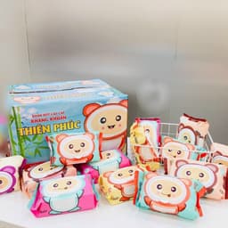 Khăn ướt Thiên Phúc 120 tờ Hình Gấu An Toàn, Không Mùi, Không Kích Ứng Dành Cho Bé TH22 6