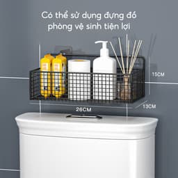 Kệ Dán Tường Đựng Đồ Nhà Tắm Đồ Đa Năng JYoohome Giá Đựng Đồ Nhà Tắm, Nhà Vệ Sinh Sữa Tắm Dầu Gội 5