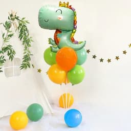 Trụ kèm bóng hình khủng long trang trí sinh nhật, bóng hình chủ đề khủng long cho bé siêu xinh 5