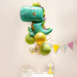 Trụ kèm bóng hình khủng long trang trí sinh nhật, bóng hình chủ đề khủng long cho bé siêu xinh 8
