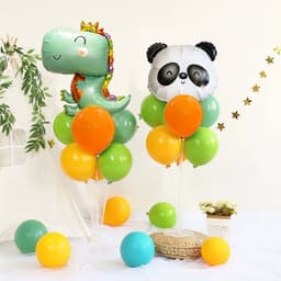 Trụ kèm bóng hình khủng long trang trí sinh nhật, bóng hình chủ đề khủng long cho bé siêu xinh 2