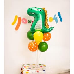 Trụ kèm bóng hình khủng long trang trí sinh nhật, bóng hình chủ đề khủng long cho bé siêu xinh 6