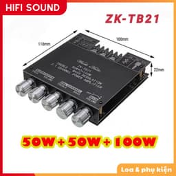 Mạch Wuzhi ZK-TB21 Bluetooth 2.1 50w*50w+100w ( Hàng chính hãng có app trên điện thoại ) 1