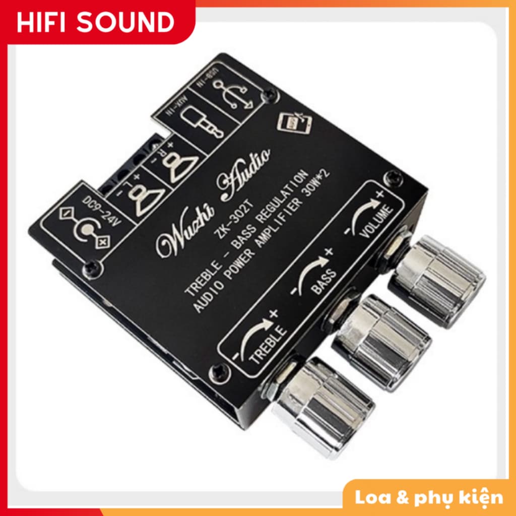 Mạch khuếch đại âm thanh ZK-302T 30W+30W bluetooth