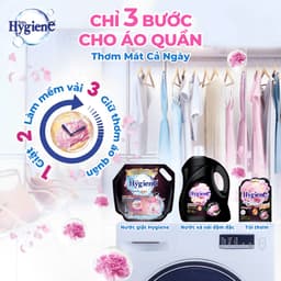 Nước Xả Vải Hygiene Thái Lan 3500ml Đậm Đặc, Lưu Hương Lâu, Khử Mùi, An Toàn Cho Bé, Giá Tốt 5