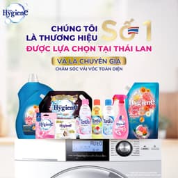 Xịt Tẩy Trắng Quần Áo Hygiene - Nước Tẩy Quần Áo Trắng Và Màu Tẩy Nhanh Vết Bẩn Thái Lan 500ml 9