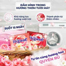 1 gói Nước xả vải Hygiene 20ml thơm lâu, mềm vải, nhiều mùi hương 20ml 2