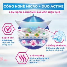 Nước Giặt Hygiene Thái Lan Nước Giặt Xả Vải 2 Trong 1, Khử Mùi Ẩm Mốc 2500ml/2800ml 4