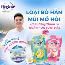 Nước Xả Vải Hygiene Thái Lan Exper Care Đậm Đặc Hương Hoa Tự Nhiên Nhiều Size 7