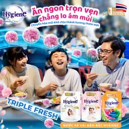 Nước Xả Vải Hygiene Thái Lan Exper Care Đậm Đặc Hương Hoa Tự Nhiên Nhiều Size 8