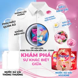 Nước Xả Vải Hygiene Thái Lan Exper Care Đậm Đặc Hương Hoa Tự Nhiên Nhiều Size 4