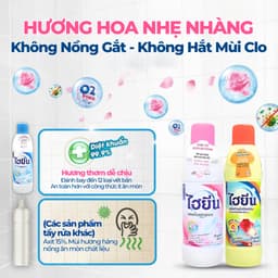Tẩy Mốc Quần Áo Hygiene Thuốc Tẩy Trắng Quần Áo Trắng Và Màu, Nước Tẩy Thái Lan 250/500ml 5