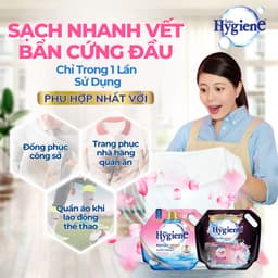 Nước giặt đậm đặc Hygiene Thái Lan 1400ml-3000ml sạch sâu, thơm lâu, khử mùi 7