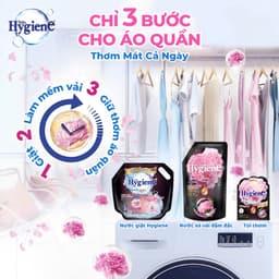 Nước giặt đậm đặc Hygiene Thái Lan 1400ml-3000ml sạch sâu, thơm lâu, khử mùi 6