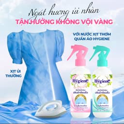 Xịt Thơm Quần Áo Hygiene Thơm Vải Ủi Đồ Lưu Hương Lâu Thái Lan 220ml 3