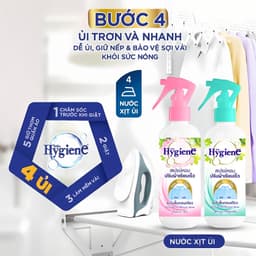 Xịt Thơm Quần Áo Hygiene Thơm Vải Ủi Đồ Lưu Hương Lâu Thái Lan 220ml 7