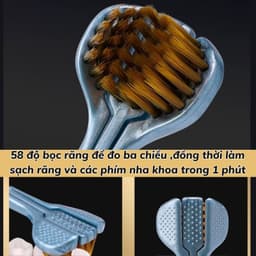 Bàn Chải Đánh Răng Bikoxi Bộ 4 Chiếc Lông Mềm Bảo Vệ Lợi Tay Cầm Gọn Nhẹ, chăm sóc răng miệng_M259 8