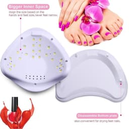 Máy hơ gel sun 5 UV/LED tem xanh 48W 24 bóng đèn giao màu ngẫu nhiên 6