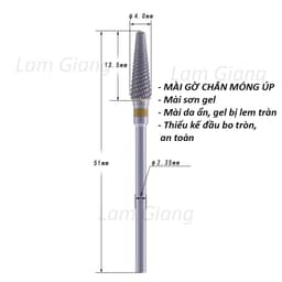 Đầu mài chân móng up, Đầu mài khóe Phá Bột Nail 3