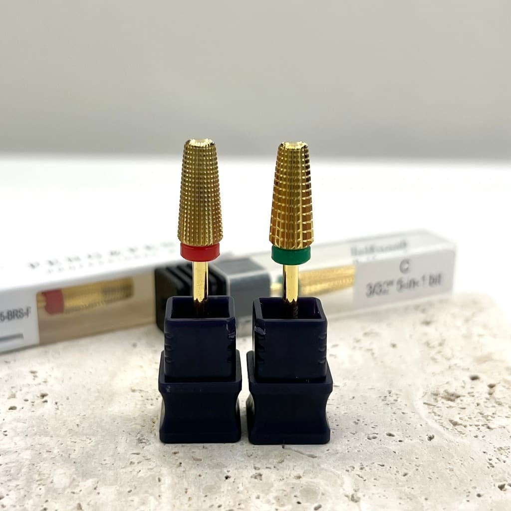 Đầu mài Mỹ Titanium 5in1 dùng được cho cả gel và bột
