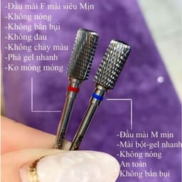 ĐẦU MÀI SIÊU MỊN CAO CẤP CHUẨN USA KHÔNG NÓNG,GIẢM BỤI,PHÁ GEL-BỘT SIÊU NHANH 2