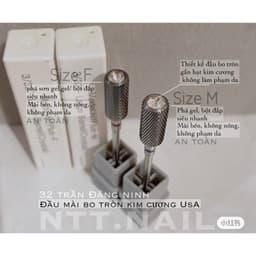ĐẦU MÀI SIÊU MỊN CAO CẤP CHUẨN USA KHÔNG NÓNG,GIẢM BỤI,PHÁ GEL-BỘT SIÊU NHANH 3