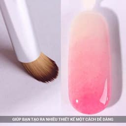 Bút Cọ dặm omber nail đầu tròn vát chéo,dụng cụ làm móng 6