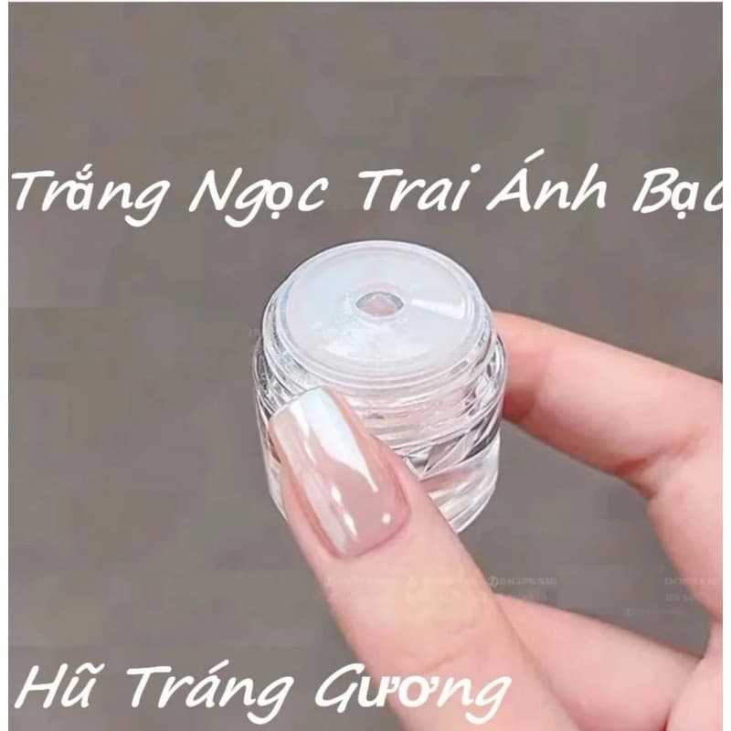 Tráng gương trắng ánh bạc , Phụ Kiện NAIL