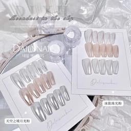 Tráng gương trắng ánh bạc , Phụ Kiện NAIL 5