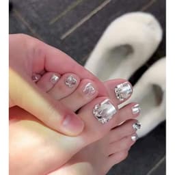 Tráng gương trắng ánh bạc , Phụ Kiện NAIL 6