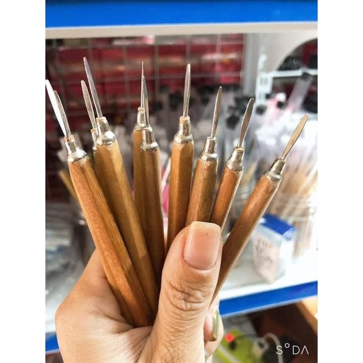 Cây lấy khóe gỗ nail - lấy khoé chân Tay NAIL