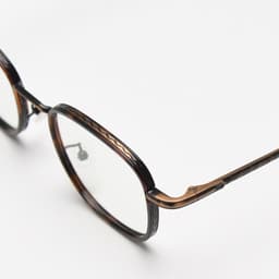 Gọng kính cận thời trang nam nữ  NARO EYEWEAR  dáng vuông chống tia UV chất liệu kim loại cao cấp - 1014 6