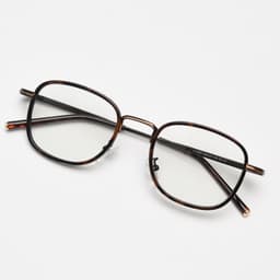 Gọng kính cận thời trang nam nữ  NARO EYEWEAR  dáng vuông chống tia UV chất liệu kim loại cao cấp - 1014 3