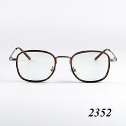 Gọng kính cận thời trang nam nữ  NARO EYEWEAR  dáng vuông chống tia UV chất liệu kim loại cao cấp - 1014 2