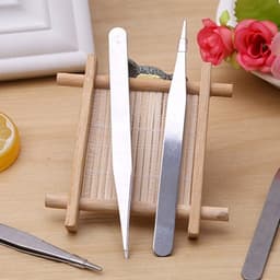 Nhíp gắp đá nail, dụng cụ gắp đá đính móng inox cao cấp 2