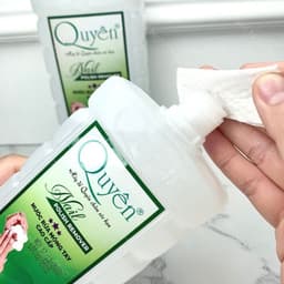 Nước rửa móng tay gel axiton quyên chai vuông,nước lau móng chai 500ml 4