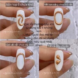 Top lì không lem Vendeeni chống lem - Gel liên kết làm nền chà tráng gương 6