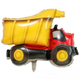 Phụ kiện trang tri sinh nhật chủ đề ô tô tone đỏ cam cho bé trai Babuu Decor 4