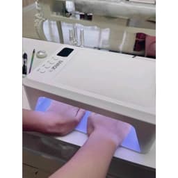 Máy hơ gel SNRQI T8 chính hãng 72W 60 bóng LED/UV - Máy hơ móng làm nail khoang rộng, có đệm kê tay 4