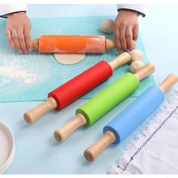 Cây Lăn Bột, Cán Bột Gỗ Sồi/Silicon tay gỗ 4