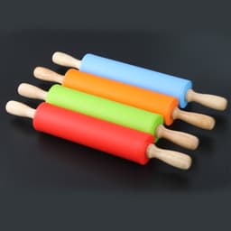 Cây Lăn Bột, Cán Bột Gỗ Sồi/Silicon tay gỗ 6