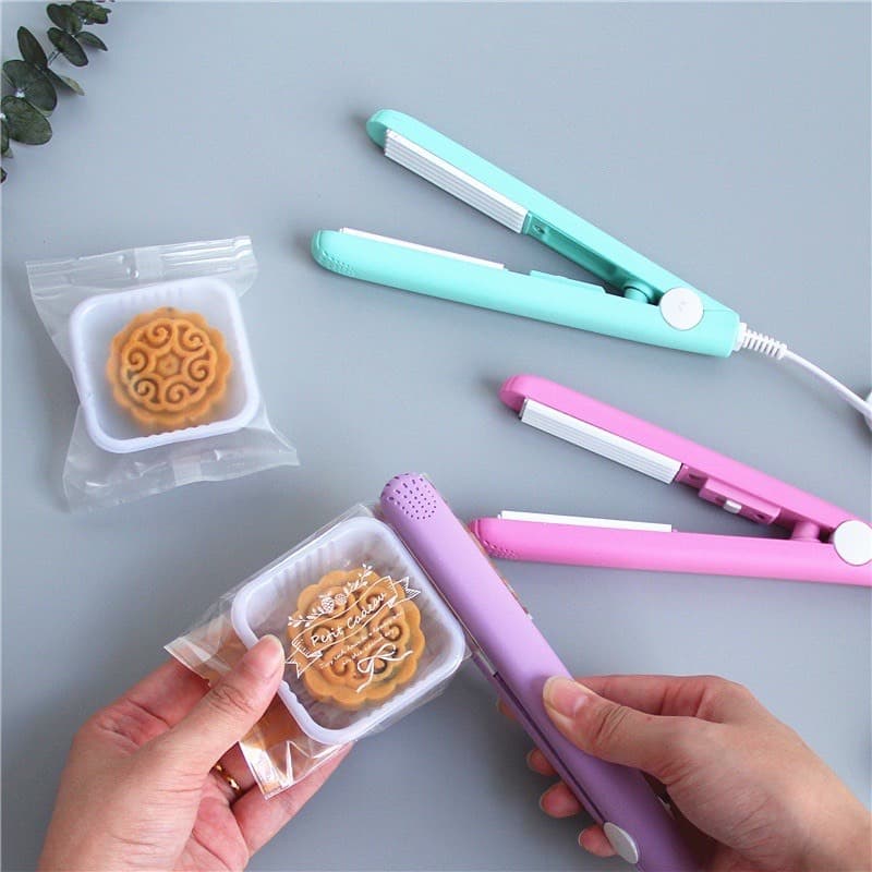 Máy Hàn Miệng Túi Mini Cầm Tay, Hàn Túi Trung Thu, Kẹo Nougat, Bánh Quy, Kẹp Hàn Nhiệt